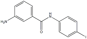 3-amino-N-(4-iodophenyl)benzamide Structure