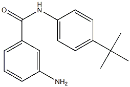 3-amino-N-(4-tert-butylphenyl)benzamide 구조식 이미지