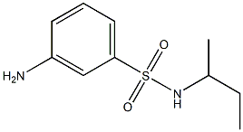 3-amino-N-(sec-butyl)benzenesulfonamide 구조식 이미지