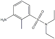 3-amino-N,N-diethyl-2-methylbenzene-1-sulfonamide Structure