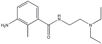 3-amino-N-[2-(diethylamino)ethyl]-2-methylbenzamide 구조식 이미지