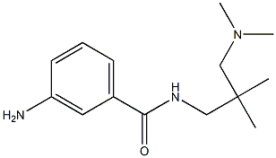 3-amino-N-{2-[(dimethylamino)methyl]-2-methylpropyl}benzamide 구조식 이미지