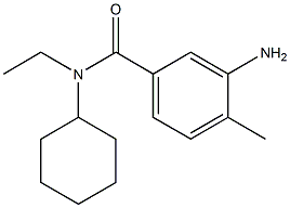 3-amino-N-cyclohexyl-N-ethyl-4-methylbenzamide 구조식 이미지