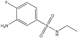 3-amino-N-ethyl-4-fluorobenzene-1-sulfonamide 구조식 이미지