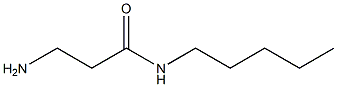 3-amino-N-pentylpropanamide 구조식 이미지