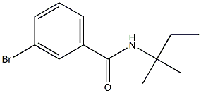 3-bromo-N-(1,1-dimethylpropyl)benzamide Structure