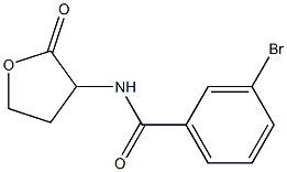 3-bromo-N-(2-oxooxolan-3-yl)benzamide Structure