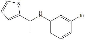 3-bromo-N-[1-(thiophen-2-yl)ethyl]aniline Structure