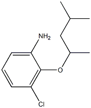 3-chloro-2-[(4-methylpentan-2-yl)oxy]aniline Structure
