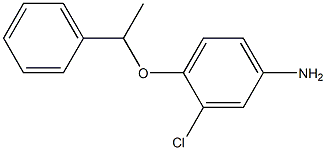 3-chloro-4-(1-phenylethoxy)aniline 구조식 이미지