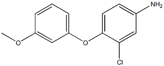 3-chloro-4-(3-methoxyphenoxy)aniline Structure