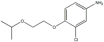 3-chloro-4-[2-(propan-2-yloxy)ethoxy]aniline 구조식 이미지