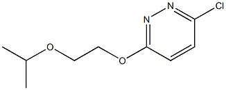 3-chloro-6-(2-isopropoxyethoxy)pyridazine 구조식 이미지