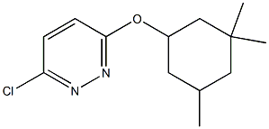 3-chloro-6-[(3,3,5-trimethylcyclohexyl)oxy]pyridazine 구조식 이미지