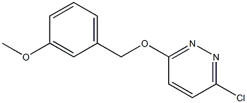 3-chloro-6-[(3-methoxybenzyl)oxy]pyridazine Structure