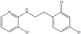 3-chloro-N-[2-(2,4-dichlorophenyl)ethyl]pyridin-2-amine Structure