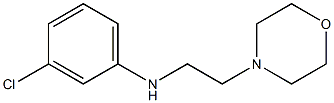 3-chloro-N-[2-(morpholin-4-yl)ethyl]aniline Structure