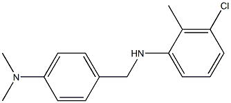 3-chloro-N-{[4-(dimethylamino)phenyl]methyl}-2-methylaniline Structure