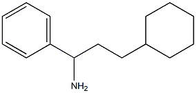 3-cyclohexyl-1-phenylpropan-1-amine 구조식 이미지