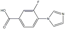 3-fluoro-4-(1H-imidazol-1-yl)benzoic acid Structure