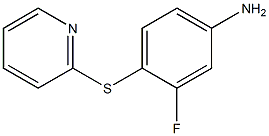 3-fluoro-4-(pyridin-2-ylsulfanyl)aniline Structure