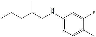 3-fluoro-4-methyl-N-(2-methylpentyl)aniline 구조식 이미지