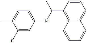 3-fluoro-4-methyl-N-[1-(naphthalen-1-yl)ethyl]aniline 구조식 이미지