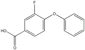 3-fluoro-4-phenoxybenzoic acid Structure