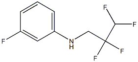 3-fluoro-N-(2,2,3,3-tetrafluoropropyl)aniline 구조식 이미지