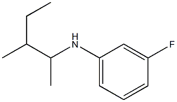 3-fluoro-N-(3-methylpentan-2-yl)aniline 구조식 이미지