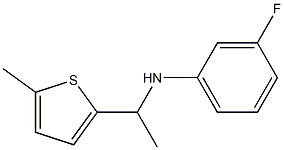 3-fluoro-N-[1-(5-methylthiophen-2-yl)ethyl]aniline 구조식 이미지