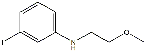 3-iodo-N-(2-methoxyethyl)aniline Structure