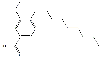 3-methoxy-4-(nonyloxy)benzoic acid Structure