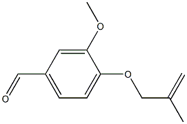 3-methoxy-4-[(2-methylprop-2-enyl)oxy]benzaldehyde Structure