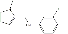 3-methoxy-N-[(1-methyl-1H-pyrrol-2-yl)methyl]aniline 구조식 이미지