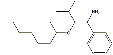 3-methyl-2-(octan-2-yloxy)-1-phenylbutan-1-amine Structure