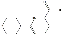 3-methyl-2-(oxan-4-ylformamido)butanoic acid Structure