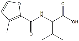 3-methyl-2-[(3-methyl-2-furoyl)amino]butanoic acid Structure