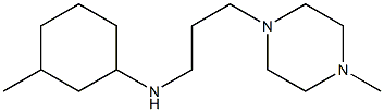 3-methyl-N-[3-(4-methylpiperazin-1-yl)propyl]cyclohexan-1-amine Structure