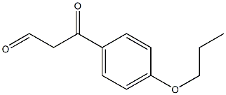 3-oxo-3-(4-propoxyphenyl)propanal 구조식 이미지