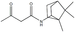 3-oxo-N-{1,7,7-trimethylbicyclo[2.2.1]heptan-2-yl}butanamide Structure