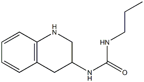 3-propyl-1-1,2,3,4-tetrahydroquinolin-3-ylurea 구조식 이미지