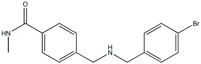 4-({[(4-bromophenyl)methyl]amino}methyl)-N-methylbenzamide 구조식 이미지
