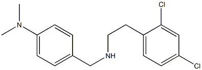 4-({[2-(2,4-dichlorophenyl)ethyl]amino}methyl)-N,N-dimethylaniline Structure