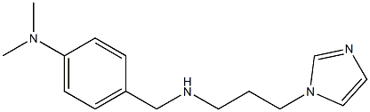 4-({[3-(1H-imidazol-1-yl)propyl]amino}methyl)-N,N-dimethylaniline 구조식 이미지