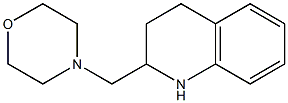 4-(1,2,3,4-tetrahydroquinolin-2-ylmethyl)morpholine Structure