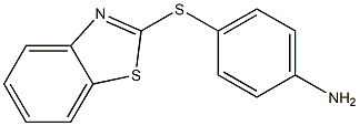 4-(1,3-benzothiazol-2-ylsulfanyl)aniline 구조식 이미지