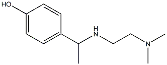 4-(1-{[2-(dimethylamino)ethyl]amino}ethyl)phenol Structure