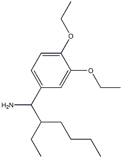 4-(1-amino-2-ethylhexyl)-1,2-diethoxybenzene 구조식 이미지