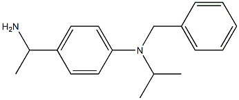 4-(1-aminoethyl)-N-benzyl-N-(propan-2-yl)aniline 구조식 이미지